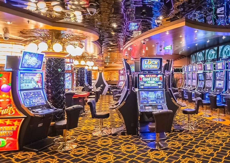 Pemain casino menikmati permainan digital dalam suasana santai dan aman